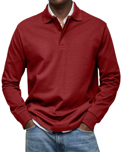 VALENZA™ | POLO DE LUXE À MANCHES LONGUES