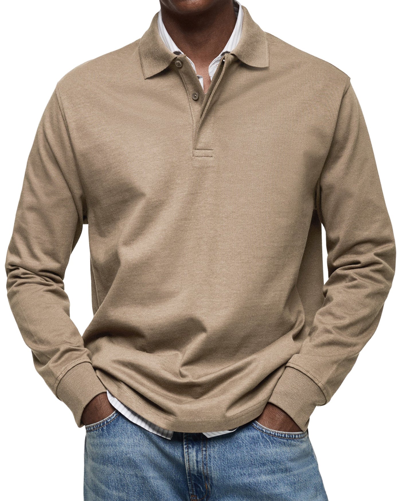 VALENZA™ | POLO DE LUXE À MANCHES LONGUES