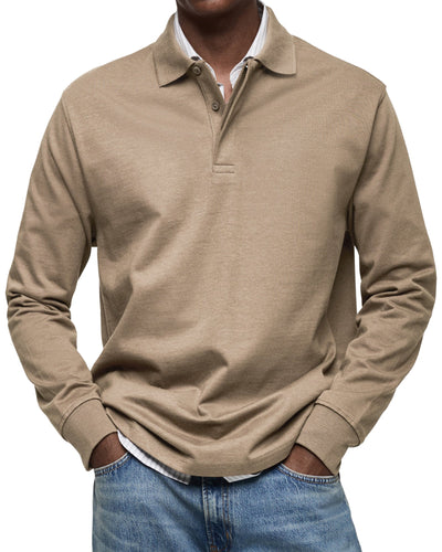 VALENZA™ | POLO DE LUXE À MANCHES LONGUES