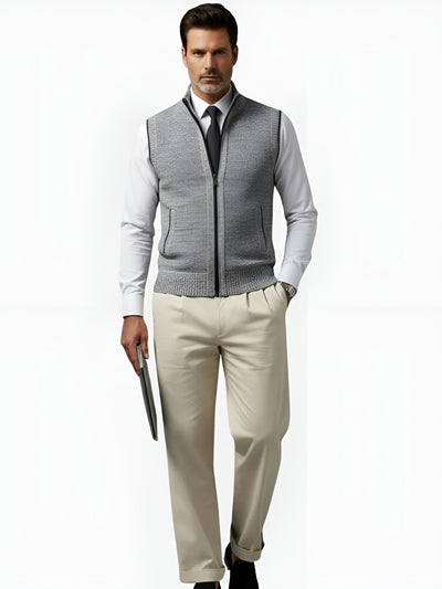 Lucien™ | Gilet élégant avec fermeture zippée intégrale