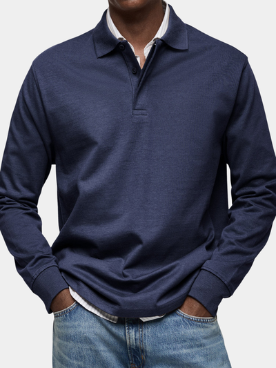 VALENZA™ | POLO DE LUXE À MANCHES LONGUES