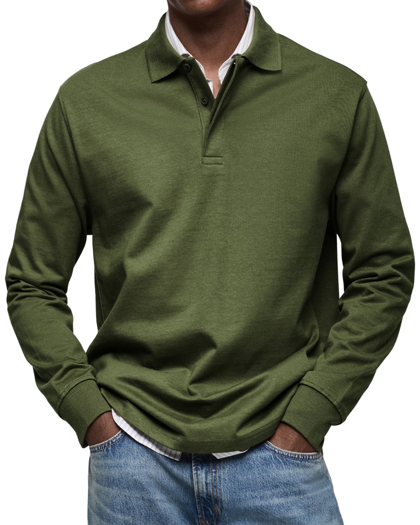 VALENZA™ | POLO DE LUXE À MANCHES LONGUES