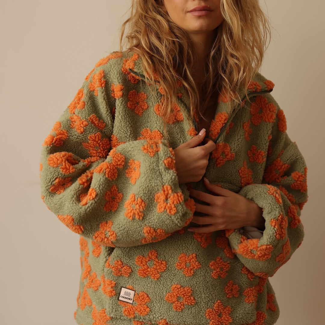 LOUNA™ | Pull à fleurs