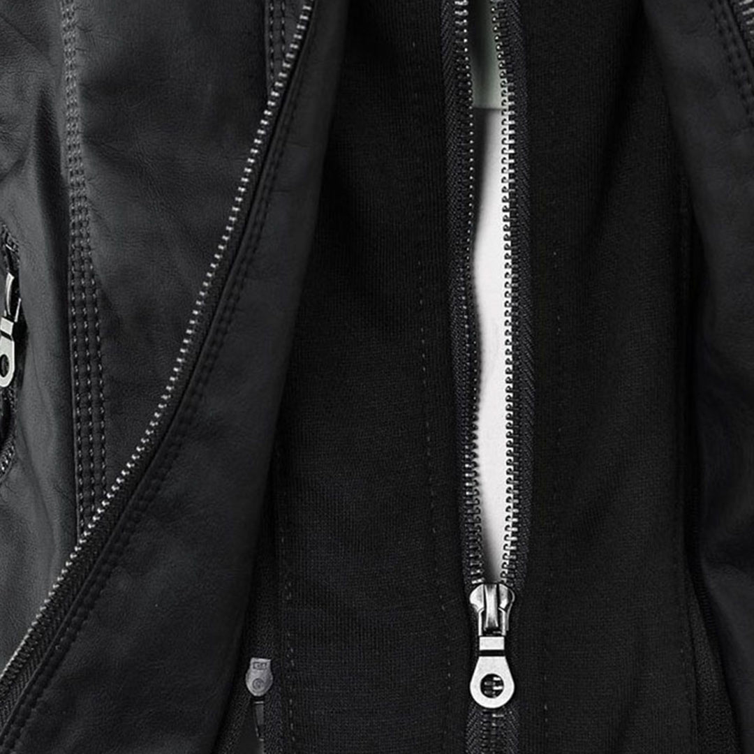 Juliette™ | Veste en cuir élégante à capuche