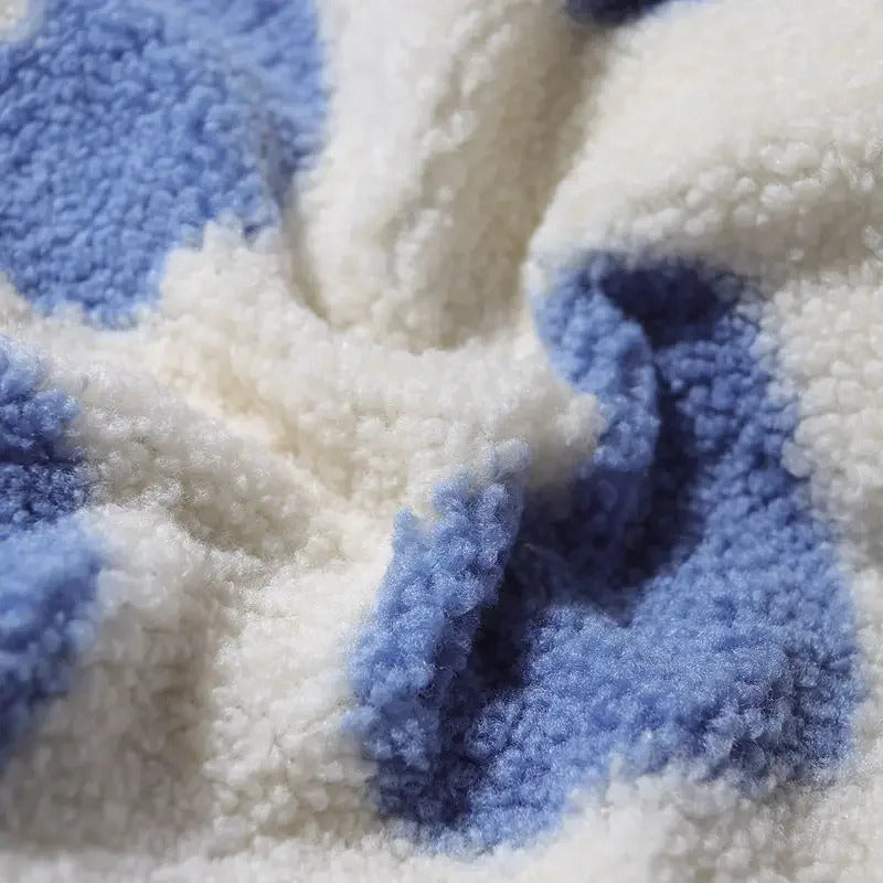 Clara™ | Veste réversible douce à cœurs