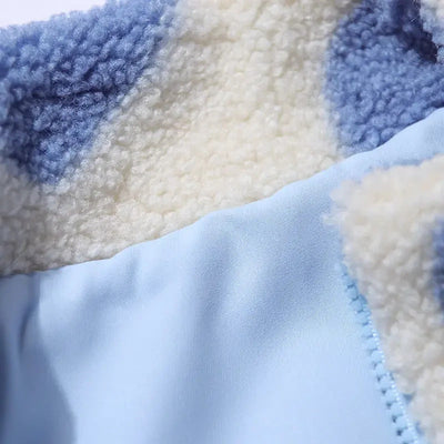 Clara™ | Veste réversible douce à cœurs