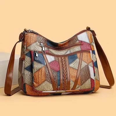 Élodie™ | Sac à main en cuir mosaïque