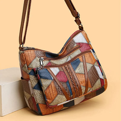 Élodie™ | Sac à main en cuir mosaïque