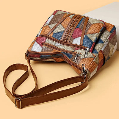 Élodie™ | Sac à main en cuir mosaïque