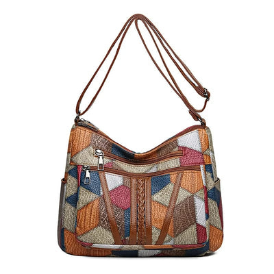 Élodie™ | Sac à main en cuir mosaïque