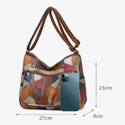 Élodie™ | Sac à main en cuir mosaïque