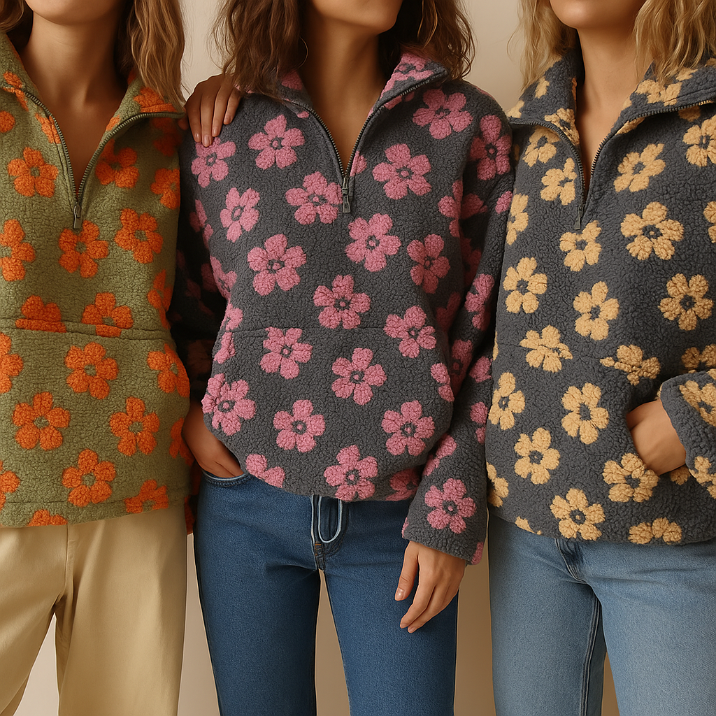 LOUNA™ | Pull à fleurs