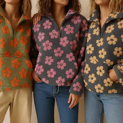 LOUNA™ | Pull à fleurs