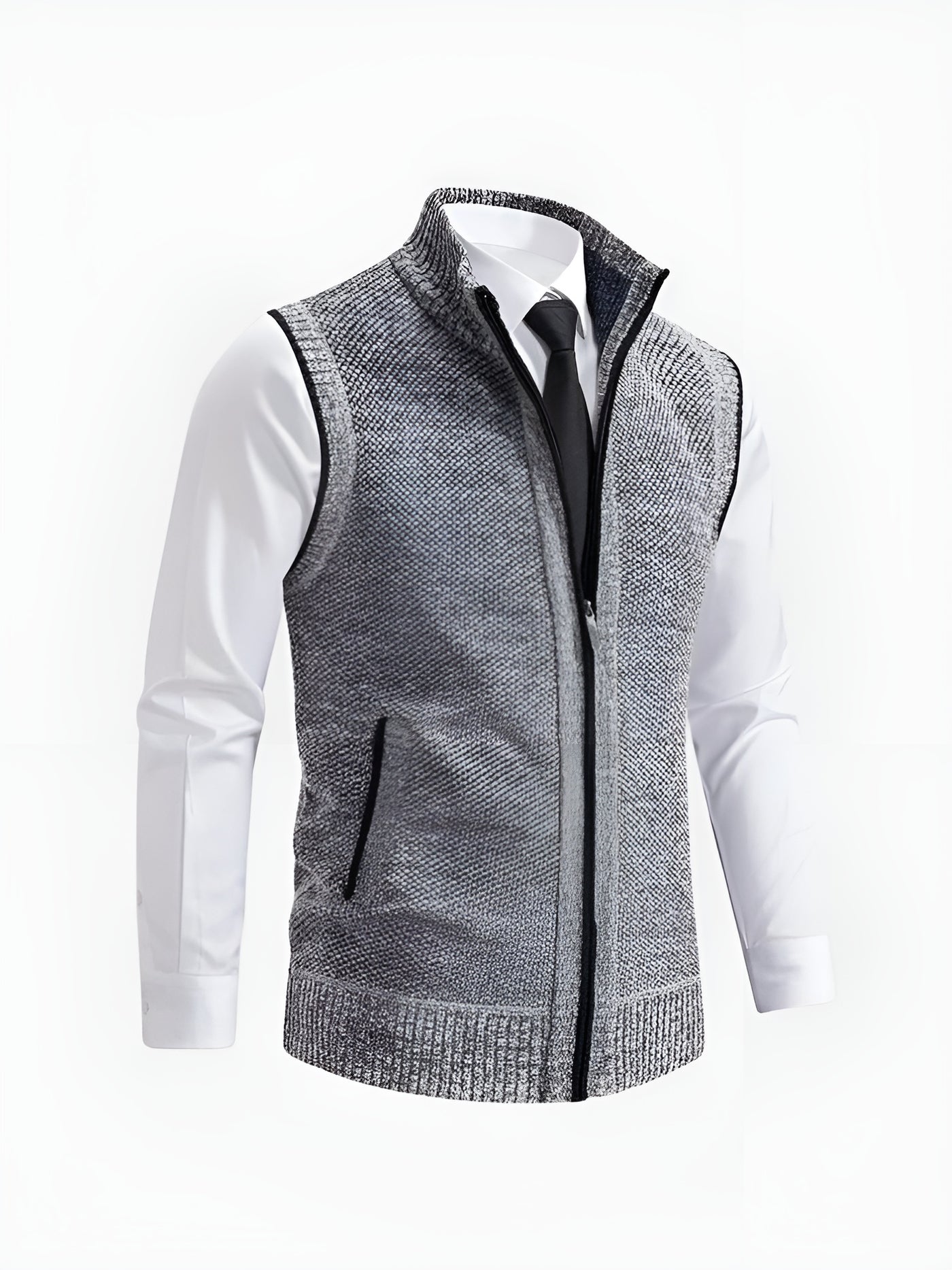 Lucien™ | Gilet élégant avec fermeture zippée intégrale