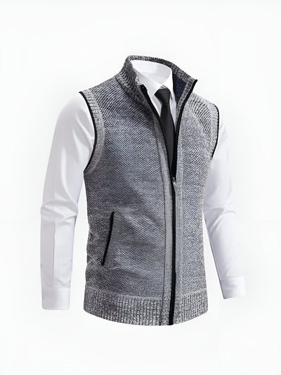Lucien™ | Gilet élégant avec fermeture zippée intégrale
