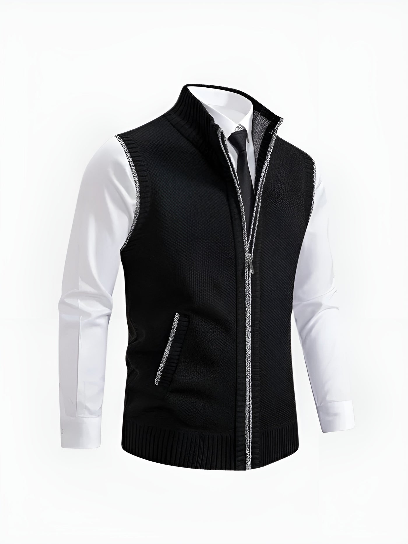 Lucien™ | Gilet élégant avec fermeture zippée intégrale