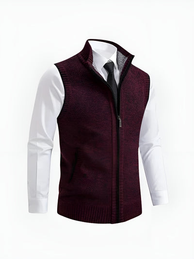 Lucien™ | Gilet élégant avec fermeture zippée intégrale
