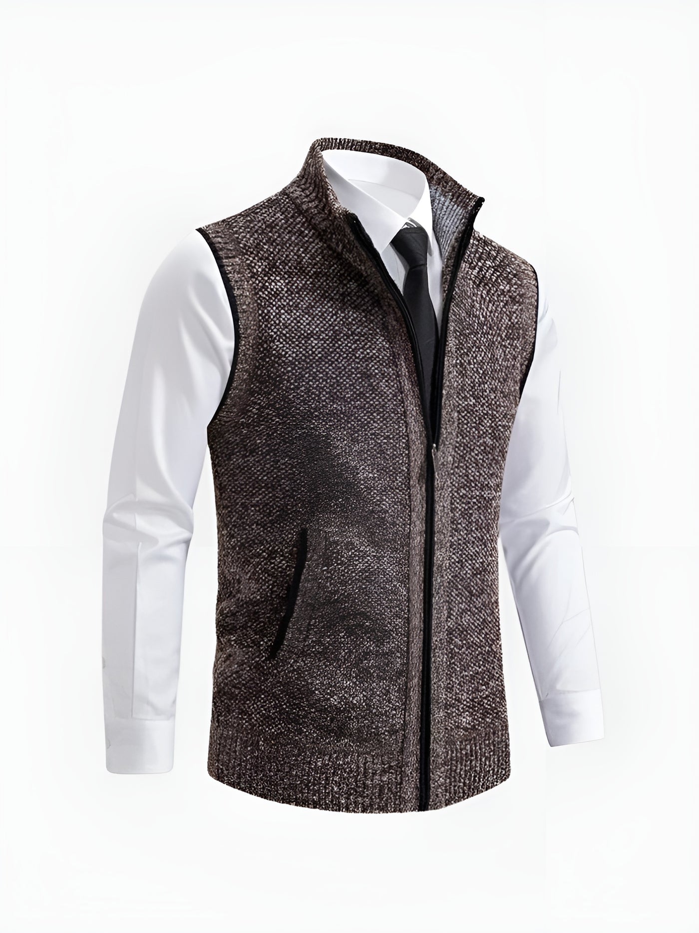 Lucien™ | Gilet élégant avec fermeture zippée intégrale