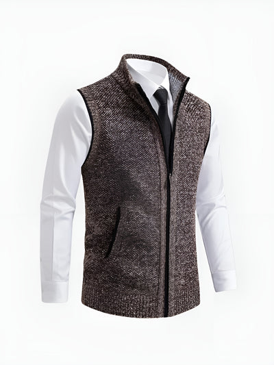 Lucien™ | Gilet élégant avec fermeture zippée intégrale