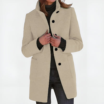 Estelle™ | Manteau Femme à Col Montant