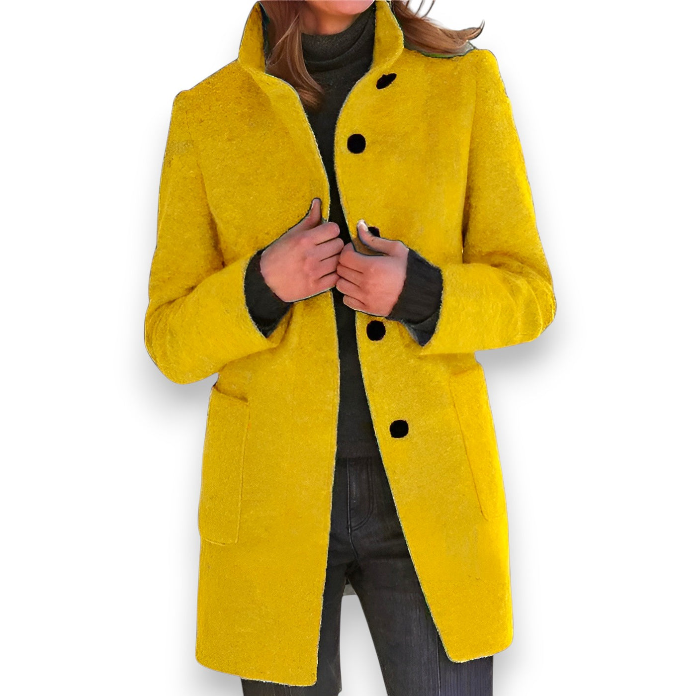 Estelle™ | Manteau Femme à Col Montant
