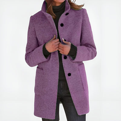 Estelle™ | Manteau Femme à Col Montant