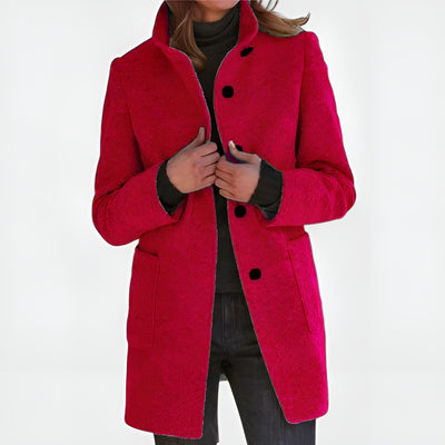 Estelle™ | Manteau Femme à Col Montant