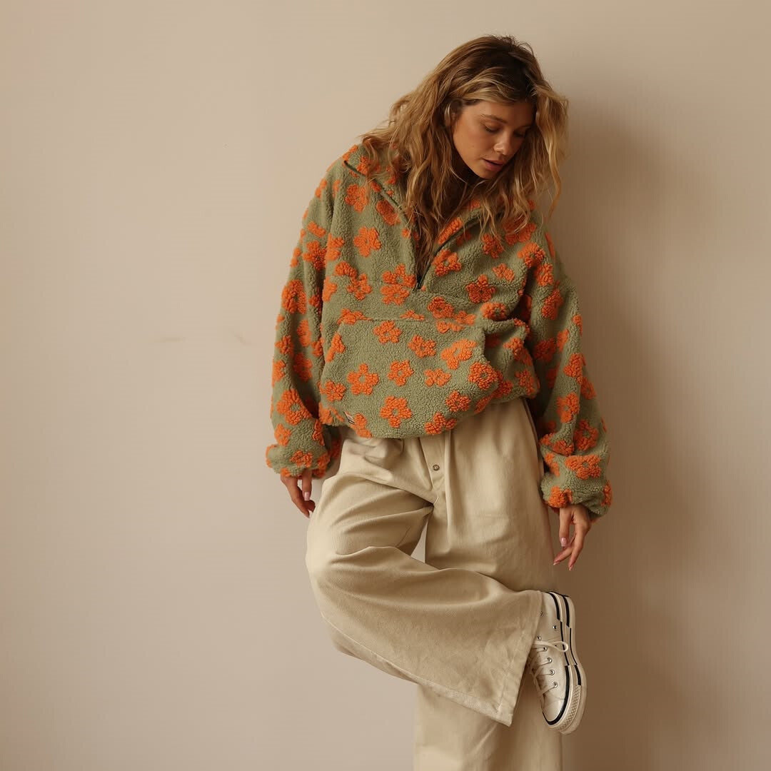 LOUNA™ | Pull à fleurs