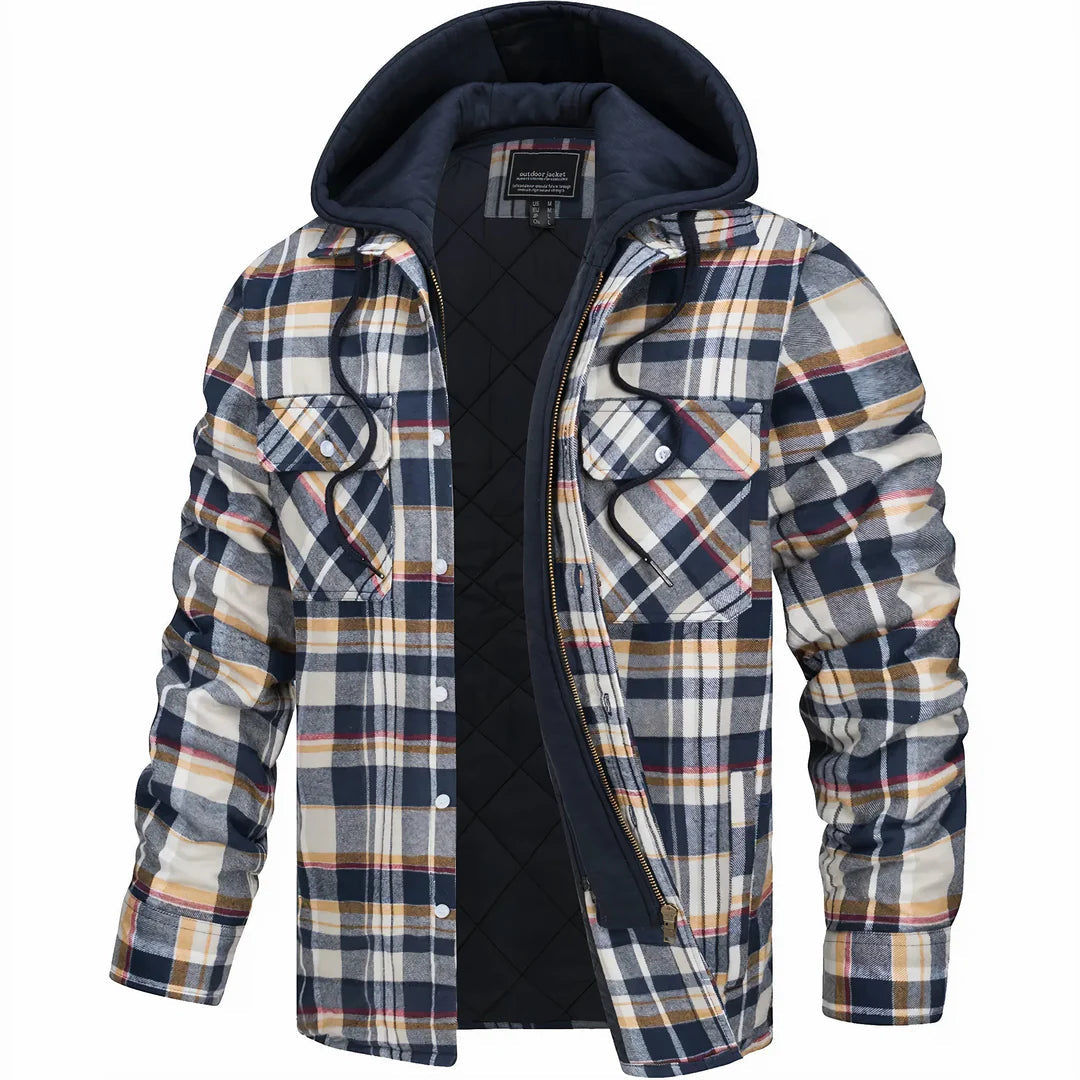 André ™ | Manteau Chaud en Mélange de Laine Premium