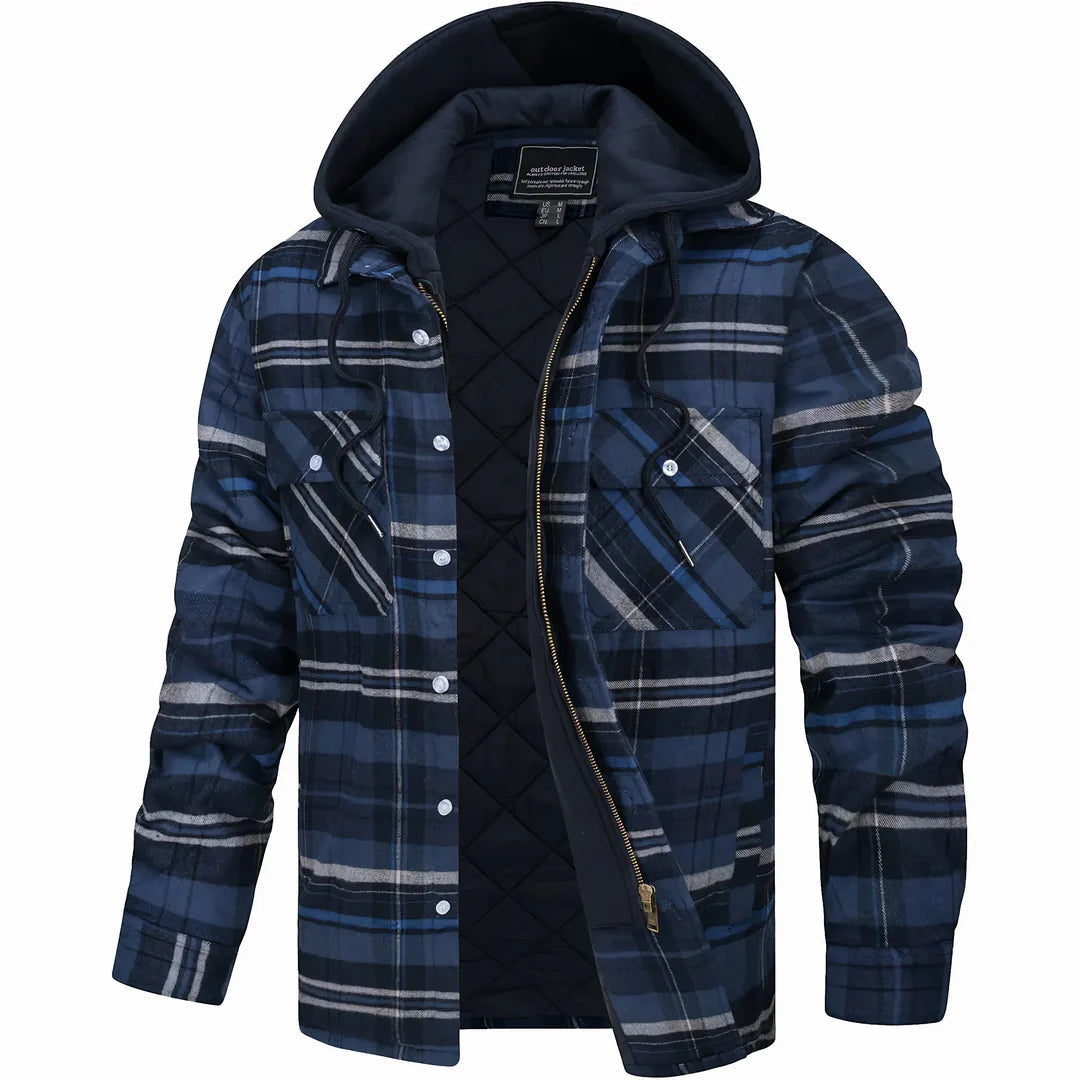 André ™ | Manteau Chaud en Mélange de Laine Premium
