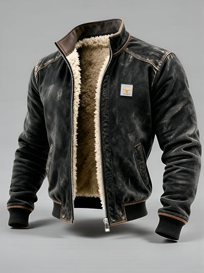 Olivier™ | Veste thermique en cuir